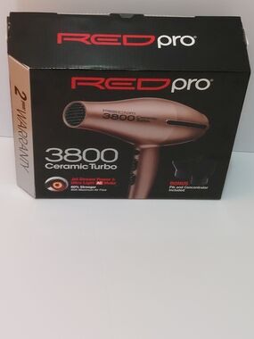 3800 Ceramic Turbo Hair Dryer - Rose Gold